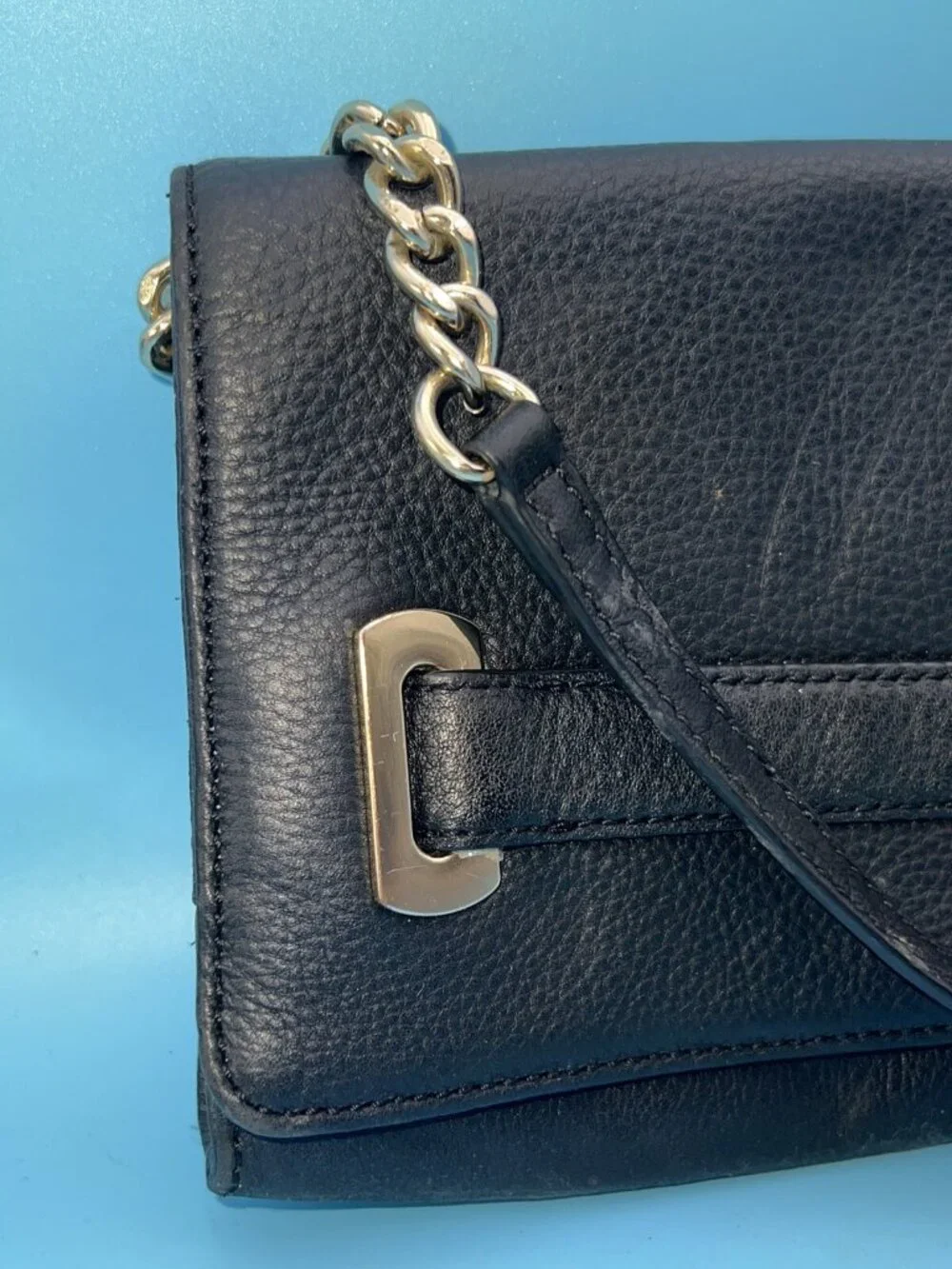 Calvin Klein Black Leather 
